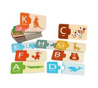 EHJRE Jeu D'association, Jouet d'apprentissage Précoce, Coordination œil-Main, Jouet éducatif Léger et Portable comme Cadeau d'anniversaire, Alphabet