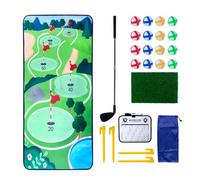 EHJRE Jeu de Golf pour Enfants avec Balles Collantes, équipement D'outils D'entraînement de Golf, Jouets En Plein Air Intérieure pour 3 4 5 Ans de Fête, Prairie