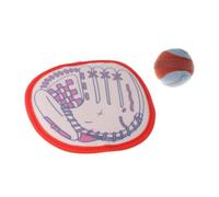 EHJRE Jeu de Lancer et D'attraper Une Balle, Gant de Baseball pour Tout-petits, Gant Collant, Jeu de Plage, Jeu de Paddle-ball En Famille dans La Cour, Balle et Pagaie