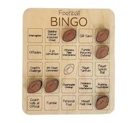 EHJRE Jeu de Société de Jeu de Bingo En Bois, Jeu de Table sur Le Thème Du Sport Traditionnel, Jeu de, Le Rugby