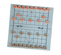EHJRE Jeu D'échecs Chinois En Bois, échecs Chinois Pliants Amusants pour Cadeaux