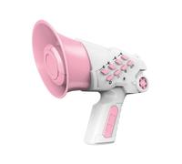 EHJRE Jouet Modulateur de Voix pour Enfants avec 4 Options Sonores Mini Haut-parleur Portable Cadeau, Rose