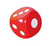 EHJRE Jouets éducatifs En Mousse à 6 Faces, Jeu de Points pour étudiants, Enseignants, Garçons et Filles, Cadeaux de Fête pour Enfants, Rouge