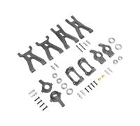 EHJRE Kit de Coupelle de Direction à Bras Oscillant, Voitures Télécommandées à L'échelle 1/18, Facile à Installer, avec Roulement pour A979, A969, A959, Gris