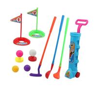 EHJRE Les Jouets de Golf pour Enfants 12x Se Fixent Le Jeu de Backyard de et En Plein Air et Les Trous de Pratique Du Drapeau Numéroté pour 6, Bleu