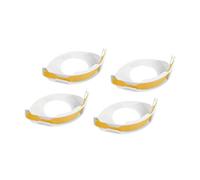 EHJRE Lot de 4 Supports de Draps de Lit, Attaches D'angle pour Draps de Lit, Faciles à Utiliser, Antidérapants, Universels, avec Bandes, Jaune