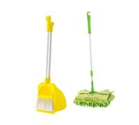 EHJRE Mini avec Pelouse de Poussière pour Les Enfants, Outils de Nettoyage Des Enfants pour Les Enfants, Les Tout-petits Mignons Placés pour Les Professeurs, vadrouille verte