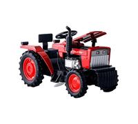 EHJRE Modèle de 1:32 Jouet et Remorque Jouet Tracteur à Tête Carrée avec Son et Lumière pour Cadeau D'anniversaire pour, Rouge