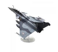 EHJRE Modèle de Avion de Chasseur Moulé sous Pression, Modèle d'Avion de Chasse Rafale B à l'Échelle 1/72 en Alliage, avec Socle de Présentation, Pièce de Collection Détaillée pour Vitrine et Bureau