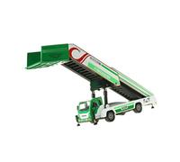 EHJRE Modèle de voiture d'embarquement d'aéroport à l'échelle 1/43, transporteur transformable pour cadeau d'anniversaire ou de vacances, Vert