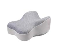 EHJRE Oreiller de Genou pour Dormeur Latéral En Mousse à Mémoire de Forme, Doux et Confortable, pour Dormir sur Le Côté, pour Les D'adultes, Gris
