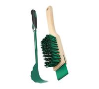 EHJRE Outil de Nettoyage de Brosse de Tondeuse à Gazon, Facile à Utiliser, Fournitures de Jardin Extérieur, Grattoir de Tondeuse Universel, Pinceau Bleu