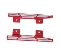 EHJRE Pédales de Voiture RC 1/12, 2 Pièces, Marchepieds Latéraux En Métal, Marchepied de Mise à Niveau pour Véhicules à MN78 MN82 LC79, Bricolage, Rouge
