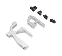 EHJRE Pièces de Support de Moteur RC Car avec Des Vis Siège Solide pour 1/12 124019 RC Véhicules, Argent