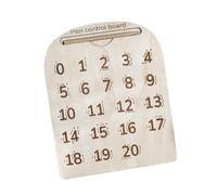 EHJRE Planche de Pratique En Bois Double Face avec Stylo, Planche de Pratique, Planche à Dessin pour Les Tout-petits, B