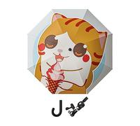 EHJRE Poussette Parasol Bébé Landau Parapluie avec Pince été Plage Protection Solaire Pare-soleil pour Parc Siège Bébé Camping Randonnée Marche, chats
