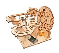 EHJRE Puzzle En Bois 3D éducatif, Modèle de Course de Labyrinthe En Marbre,