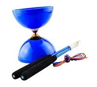 EHJRE Roulement Diabolo Set Baguettes Professionnel Compétitif Bleu