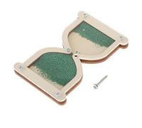 EHJRE Sablier En Bois, Accessoire de Planche Occupée, Compétences Pratiques, Activités Montessori, Jouet D'enseignement Précoce pour Enfants, Jouet de Motri, VERT