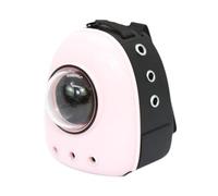 EHJRE Sac à dos de voyage à bulles pour chats miniatures à l'échelle 1:12 pour filles, garçons et tout-petits de 3 ans et plus, Rose