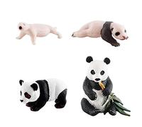 EHJRE Simulation Du Cycle de Vie Du Panda, Modèle 4 étapes Du Panda, Jouet Scientifique, Cycle de Vie, Figurines D'animaux, Jouet pour Enfants, Projet de Ma, style A