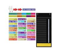 EHJRE Tableau D'horaire Quotidien, Tableaux éducatifs D'organisation de Bureau, Calendrier Quotidien D'activités En alendrier Quotidien de, noir