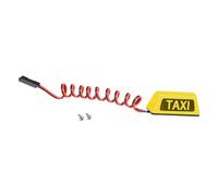 EHJRE Toit de Cabine de Taxi Léger RC, pour Installer Le Panneau de Taxi, Accessoire D'éclairage de Voiture RC pour 1/8 1/10, Accessoires de Bricolage, Modè, jaune