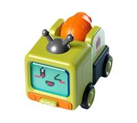 EHJRE Transformateur Robot Jouet Voiture Construction Véhicules Jouet Portable Apprentissage Mini Robot Voiture Jouet pour Fête Faveur Enfants Garçons Fille, Vert
