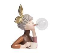 EHJRE Veilleuse, Bubble Girl, Décoration de Chambre à Coucher, Lampe de Chevet Nordique Chaleureuse pour Salon, Lampe Créative pour Enfants et Adultes, Styler Un