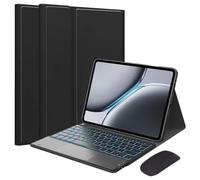 EHLCYS Étui Clavier pour OnePlus Pad 11,61 Pouces Version 2023, Clavier Tactile Rétroéclairé sans Fil Détachable À 7 Couleurs, Étui Magnétique Multi-Angle Ultra-Mince avec Souris