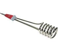 Ehlers ATS 200 Thermoplongeur avec protection contre la surchauffe, 43 cm de long, 2000 W, rouge/argenté