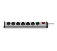 Ehmann 0201e60072301 Barre multiprise universelle 7, Argent/Noir