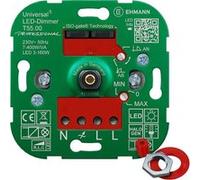 Ehmann 5500x0000 Variateur universel Adapté pour ampoule: Lampe LED, Lampe halogène, Ampoule électrique, LED à filament, Pilote