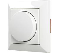 Ehmann 5591x0100 Variateur rotatif Adapté pour ampoule: Lampe LED, Lampe halogène, Ampoule électriqu