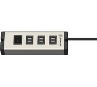 Ehmann USB Multilader 6-Port 6,3 A Station de charge USB 6x USB-A Power Delivery aluminium, noir intérieure