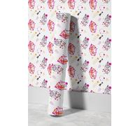 EHOMERY Papier Peint Fleuri Vintage Vinyle Mat Autocollant Romantique Et Élégante Floral Pour Meuble Papier Moderne Décoration Murale 45x500cm