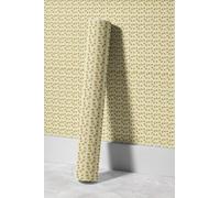 EHOMERY Papier Peint Intisse Les Quatre Murs Simple Et Frais Fleur Intissé Floral Adhesif Mural Waterproof Douche Papier Autocollant Sans Bulles 45x500cm