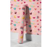 EHOMERY Papier Peint Kawaii As Creation Intissé Romantique Et Mignon Amour Nature Zen Vinyle Mat Autocollant Grand Revêtement Mural À Décoller 45x200cm