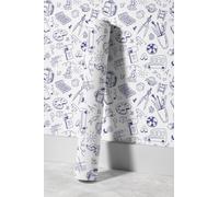 EHOMERY Papier Peint Lessivable Pvc Adhésif Rouleau Epais Intissé Cuisine Papier-Peint-4-Murs-Pour-Salon Film Vinyle Décoratif Armoires Et Tables 45x300cm