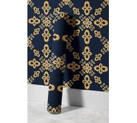 EHOMERY Papier Peint Mural Vinyle 3D Trompe L'Oeil Adhesif Style Chinois de Bon Augure En Transfert Fort Papier Autocollant Pour Rénovation Meubles 45x500cm