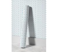 EHOMERY Rouleau Papier Peint Intissé Fleuri Grand Motif Simple Et Élégant Points Lavable Adhesif Mural Waterproof Douche Papier Pour Rénovation Rapide 45x500cm