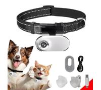 ehomful HD 1080P Cat Camera Collier avec Enregistrement vidéo, Mini caméra de Sport sans Fil, Petites caméras d'action, caméra corporelle pour Animaux de Compagnie, Articles pour