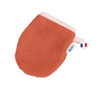 [EHOP] Gant démaquillant réutilisable à l’eau | Démaquillage visage, yeux et lèvres sans produit | Lavable et doux pour la peau | Zéro déchet, idéal maison & voyage (Orange, Lot de 1)