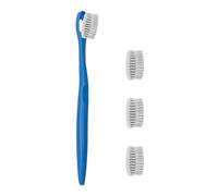 [EHOP] Pack Brosse à Dents Rechargeables Compatibles | Convient aux Adultes | Fabriqué en France | Dentaire Écolo (Bleu)