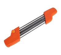 EHOTER Aiguiseur de chaîne 2 en 1 pour tronçonneuse 4 mm 4,8 mm 4,8 mm Outil d'affûtage de chaîne de tronçonneuse Outil de meulage facile Accessoires de rechange pour STIHL (4,8 mm, orange)