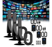 EHOTER Antenne TV 2024 nouvelle antenne Rewave, prend en charge la Smart TV 4K Full HD (3 pièces)