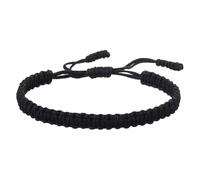 EHOTER Bracelet Homme Femme, Cadeau Copain Noel Bracelet Bresilien Fil Bracelet Tibetain Porte Bonheur Bracelet, Cadeau Bracelet pour Homme Femme (Noir)