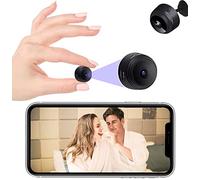 EHOTER Caméra espion 1080P HD Mini caméra de sécurité cachée Wifi sans fil Micro Nanny Cam avec audio et vidéo - Vision nocturne détection de mouvement surveillance intérieur/maison (B)