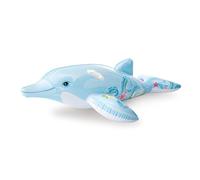EHOTER Chevauchable Gonflable Dauphin, Flottant pour Piscine Jouets De Natation pour Enfants Jouets Gonflables sur l'eau (Dauphin)