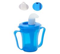 EHOTER Gobelet Pour Dysphagie, Aide À Prévenir Les Fausses Routes, Distribuer 5 Ml Ou 10 Ml De Liquide À Chaque Fois, Adapté Aux Personnes Ayant Des Troubles De La Déglutition (Bleu)